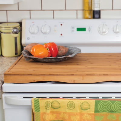 Camco 4 Burner Bamboo Stove Top Work Surface w/ Adjustable Legs (Open Box)