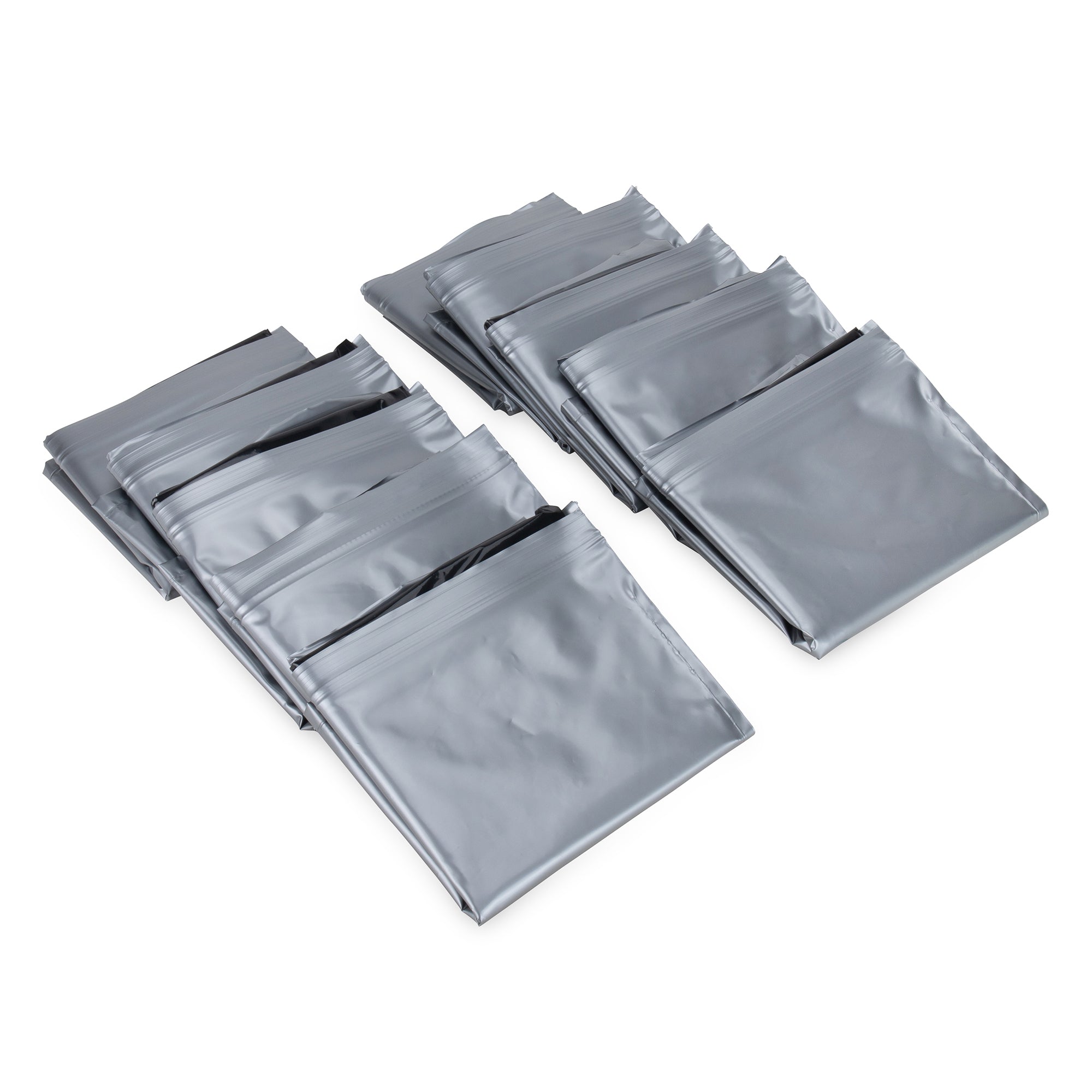Camco 10 Pack Leak Proof Double Lined Camping Toilet Bucket Waste Bags, Black