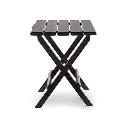 Camco 51886 Large Adirondack Portable Outdoor Furniture Folding Table, Mocha