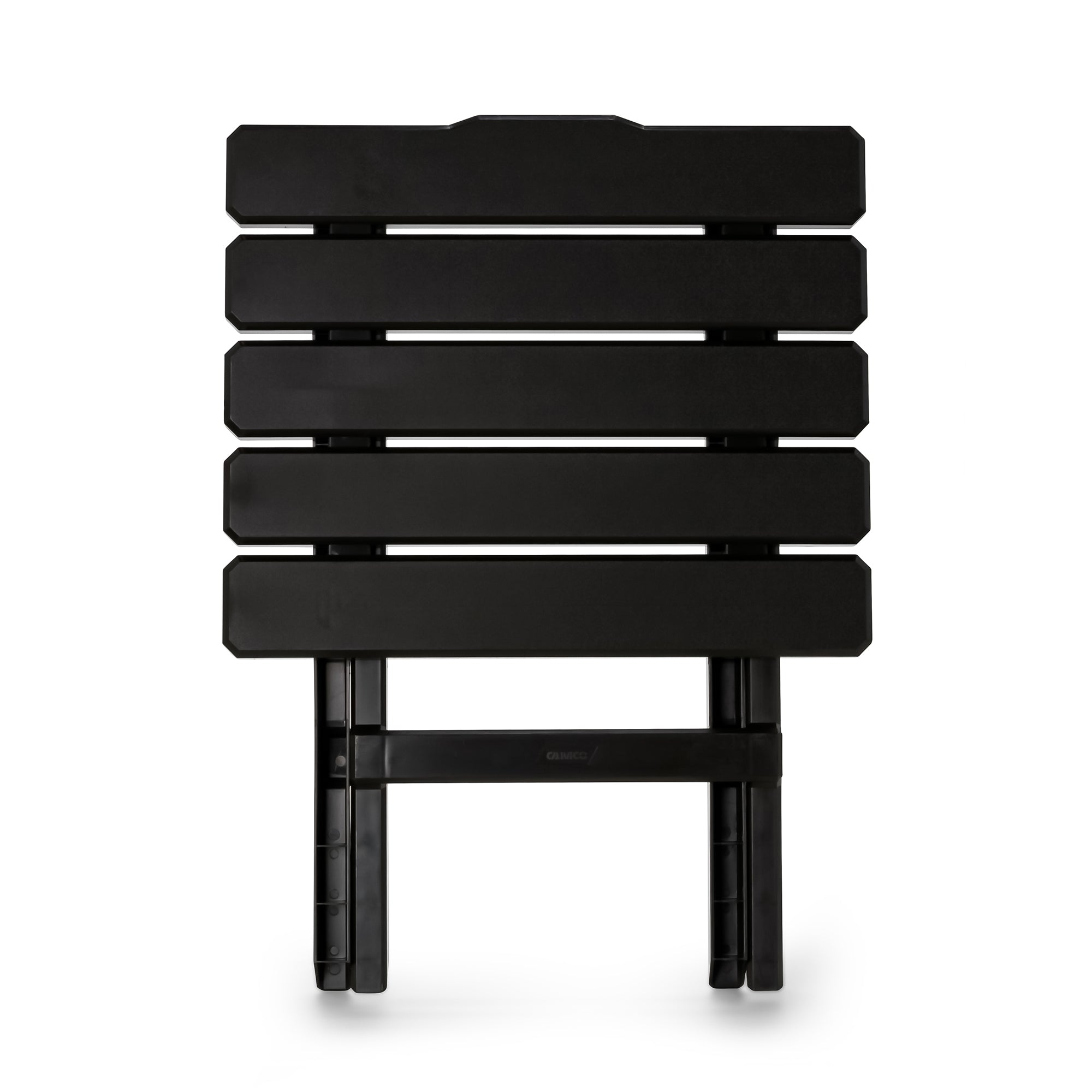 Camco 51886 Large Adirondack Portable Outdoor Furniture Folding Table, Mocha