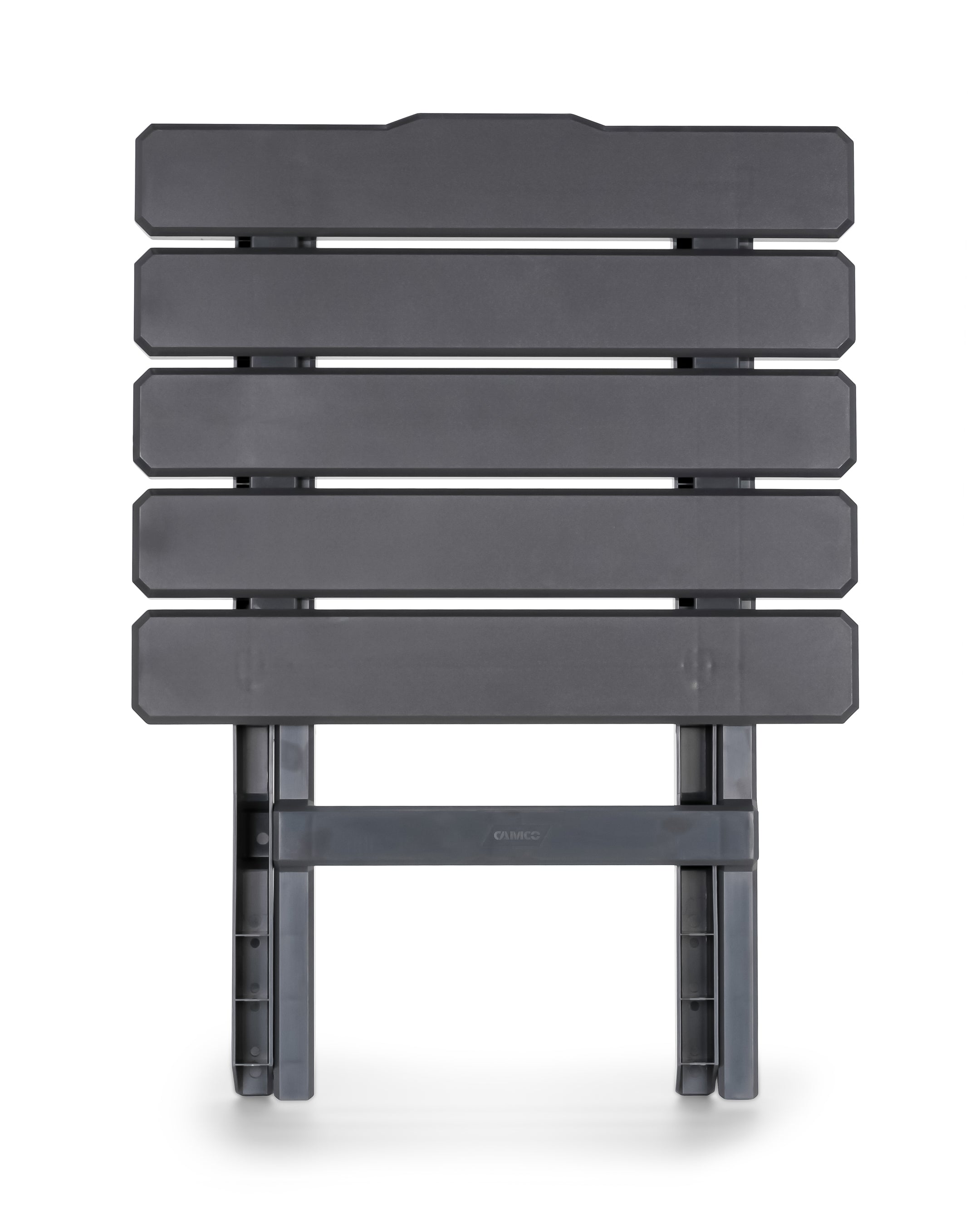 Camco Large Adirondack Portable Outdoor Furniture Folding Table, Charcoal (Used) - VMInnovations