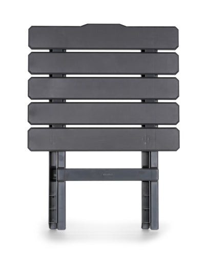 Camco Large Adirondack Portable Outdoor Furniture Folding Table, Charcoal (Used) - VMInnovations