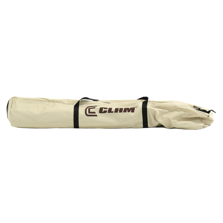 Quick-Set Venture Portable Gazebo Canopy Shelter Screen Tent, Beige (Used)