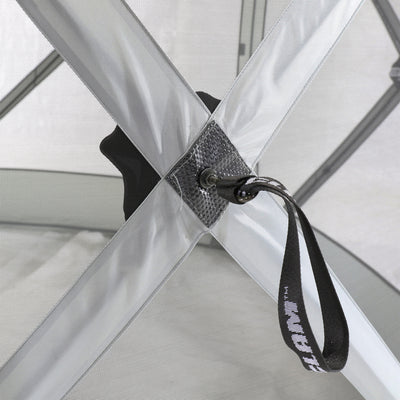 Quick-Set Venture Outdoor Gazebo Canopy Shelter & Screen Tent, Gray (Used) - VMInnovations