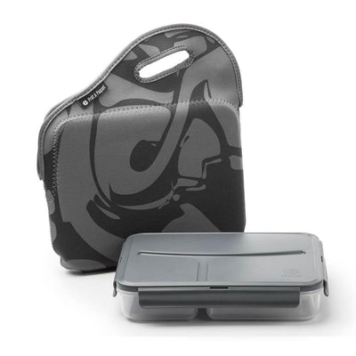 Life Story Sealing Clamp Down Snack Box and Zipper Carry Case, Gray (5 Pack) - VMInnovations