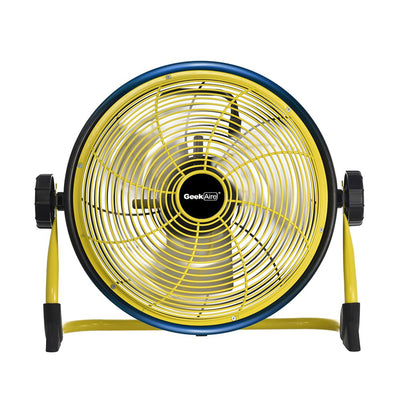 Geek Aire CF3 Outdoor Floor Fan 10 Inch Variable Speed Rechargeable (2 Pack)