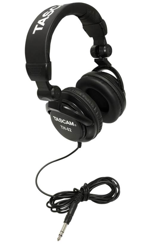 Tascam 4-track PCM Recorder for DSLR Video Production + Home & Studio Headphones