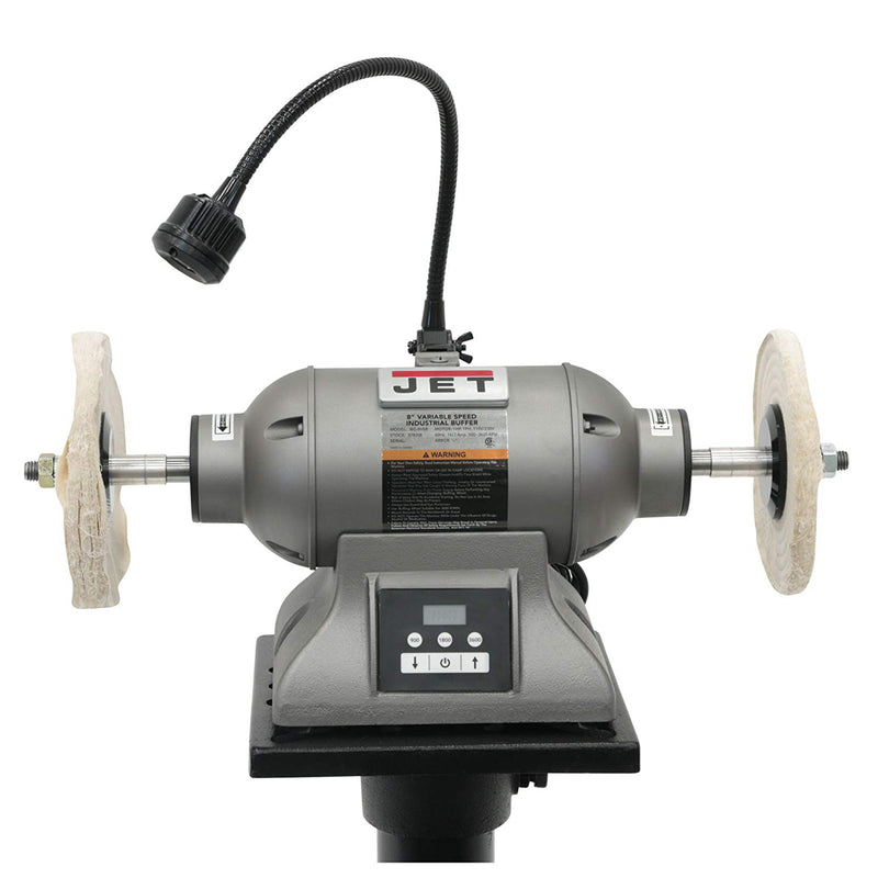 Jet 578218 8 Inch Variable High Speed Electric Industrial Metal Polisher Buffer