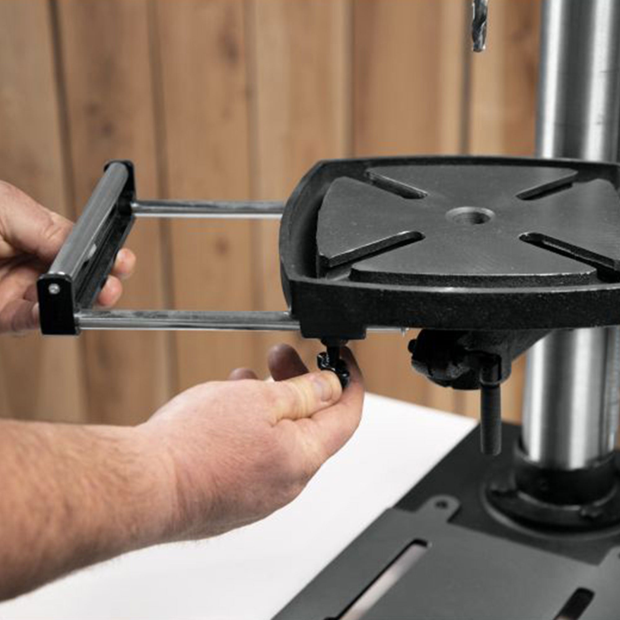 Jet 12 Inch 1/2 Horsepower Variable Speed Mountable Drill Press (Open Box) - VMInnovations