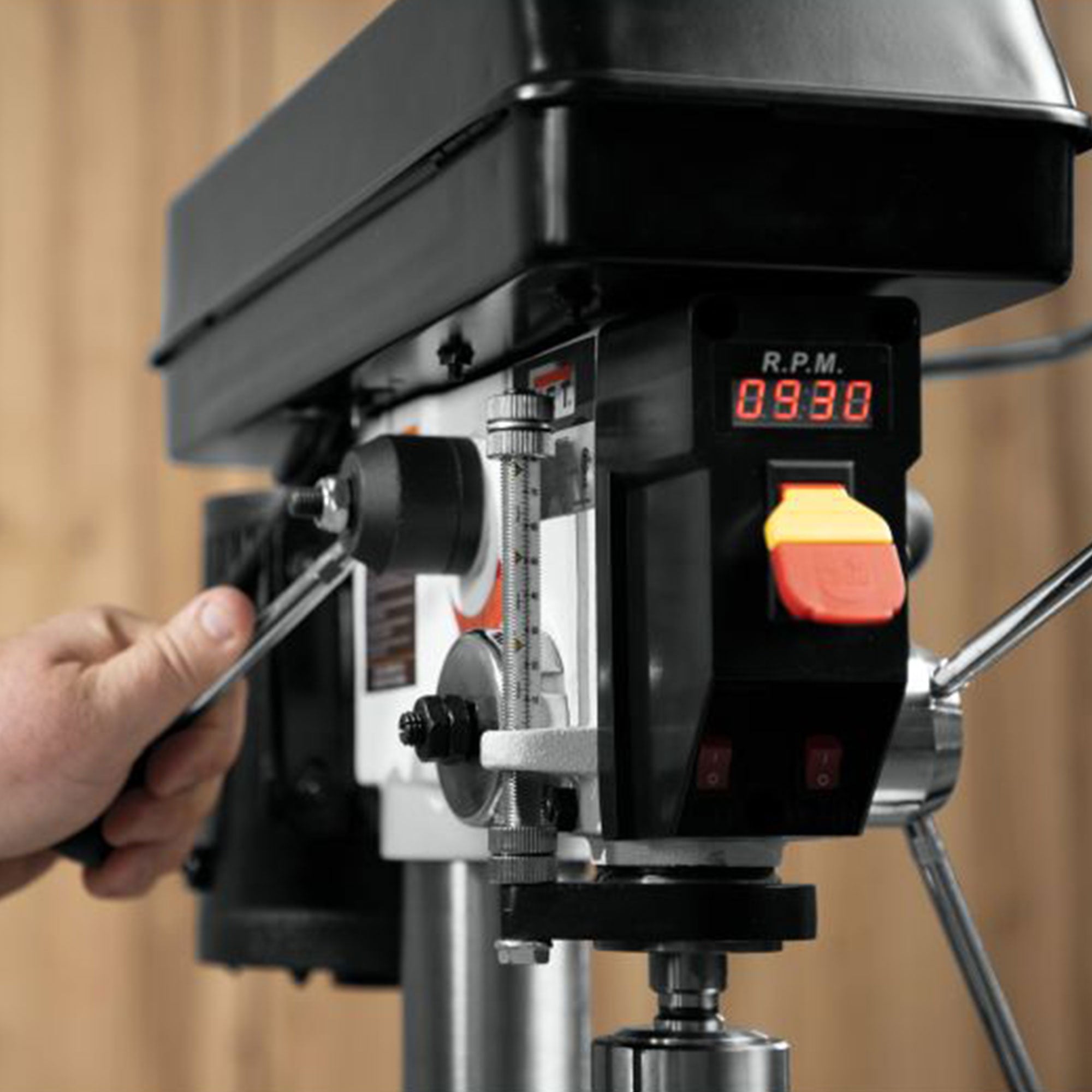 Jet 12 Inch 1/2 Horsepower Variable Speed Mountable Drill Press (Open Box) - VMInnovations