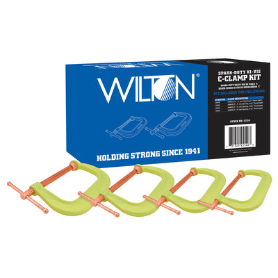 Wilton Tools WIL-11114 Spark-Duty 400CS High-Visibility Welding C-Clamp Kit - VMInnovations