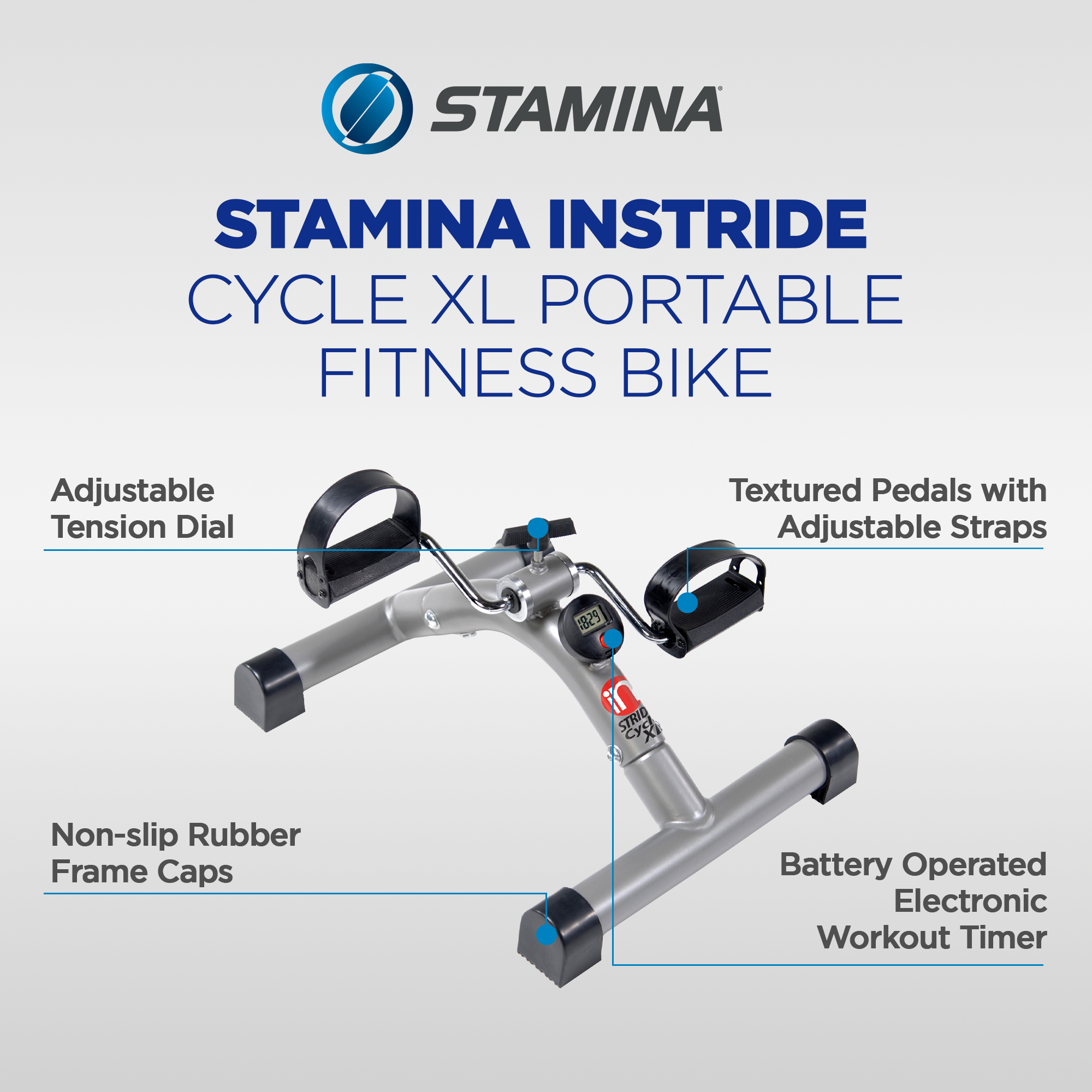 Stamina Instride Cycle XL Lightweight Portable Office Desk Feet Pedals (Used) - VMInnovations