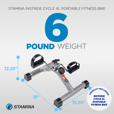 Stamina Instride Cycle XL Lightweight Portable Office Desk Feet Pedals (Used) - VMInnovations