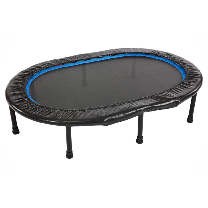 Stamina Oval Fitness Rebounder Trampoline for Home Gym Cardio Exercise Workouts