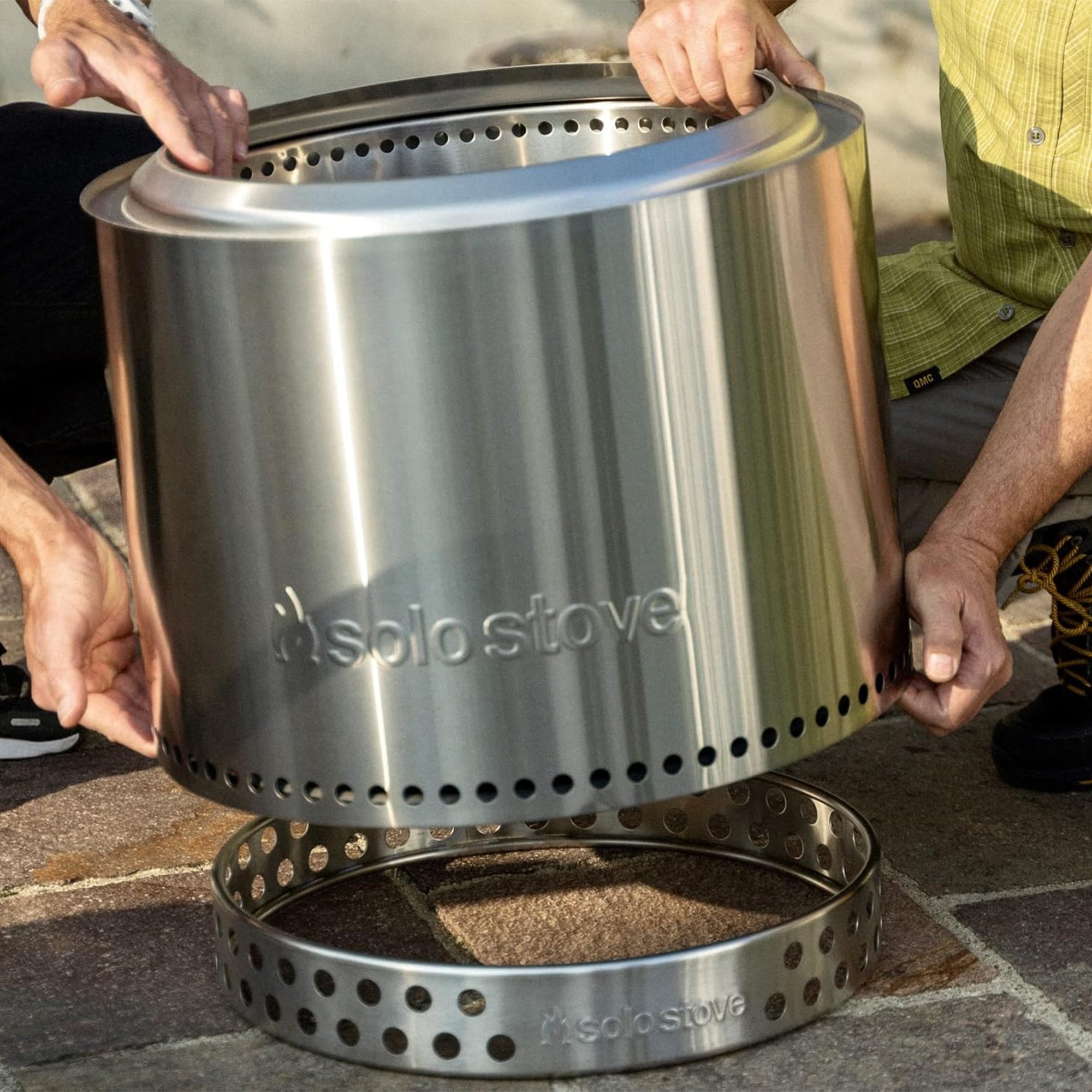 Solo Stove Stand for Bonfire Smokeless Fire Pit, Heat-Resistant Stainless Steel