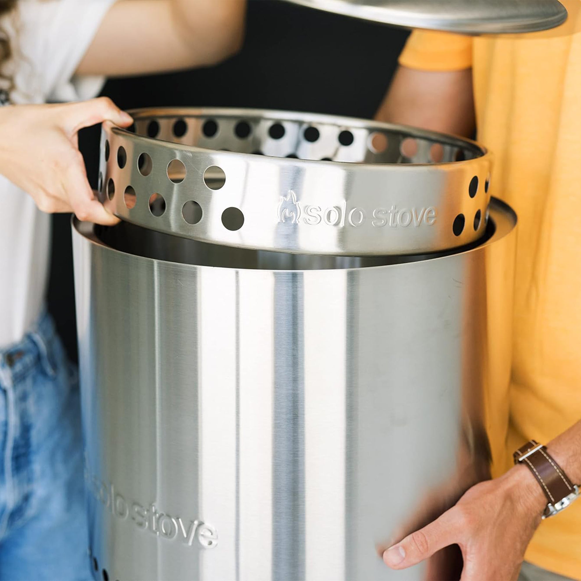 Solo Stove Stand for Bonfire Smokeless Fire Pit, Heat-Resistant Stainless Steel