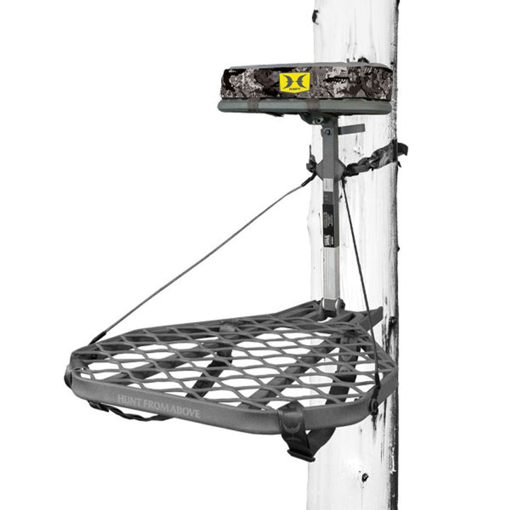 Hawk Helium XL Hang-On Treestand, Ultimate Large Stand, Grey (Open Box)
