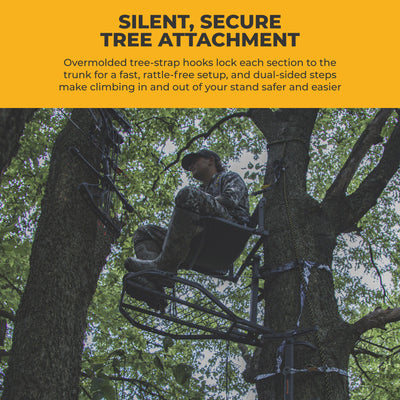 Hawk Treestands Ranger Traction 3 Pack Climbing Sticks, Mud Camo (Used)