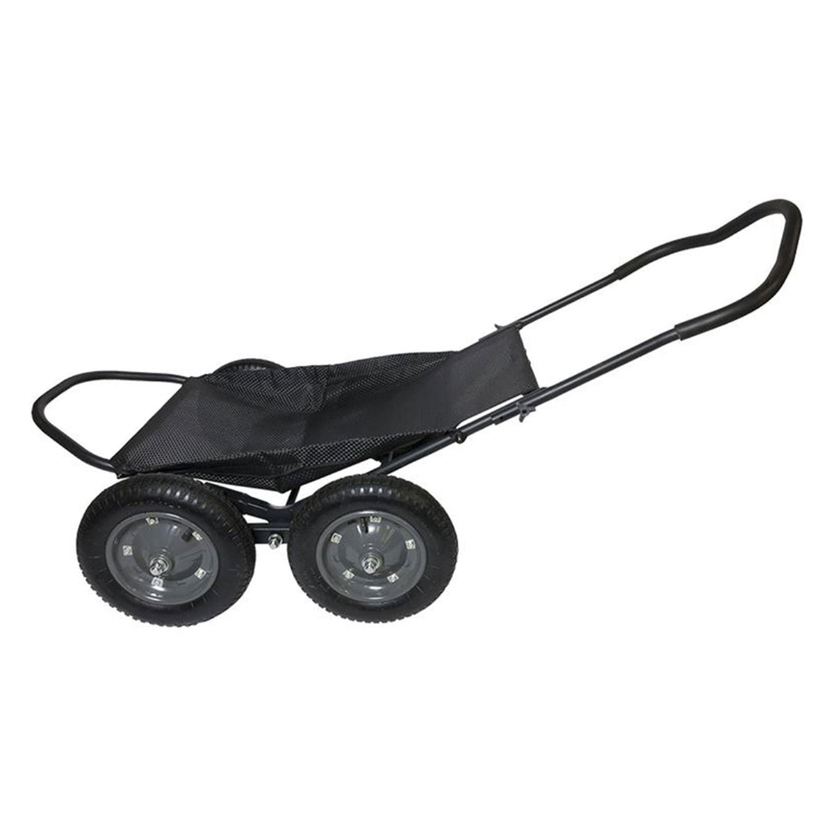 Hawk Crawler 500 Pound Capacity Foldable Multi Use Game Recovery Cart, Black