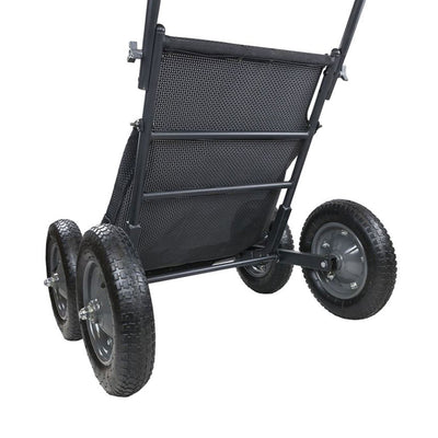 Hawk Crawler 500 Lb. Capacity Foldable Multi Use Deer Game Recovery Cart, Black (Refurbished)