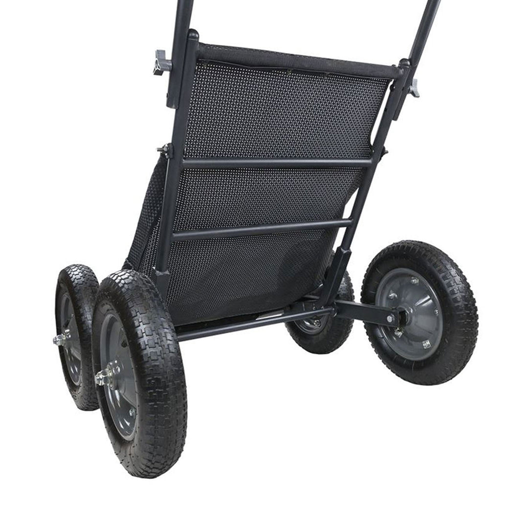 Hawk Crawler Multi-Use Folding Cart, Hunting Fishing Cart, 500lb Capacity, Black - VMInnovations