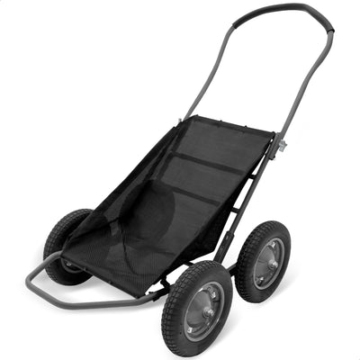 Hawk Crawler 500 Pound Capacity Multi Use Game Recovery Cart, Black (Open Box) - VMInnovations