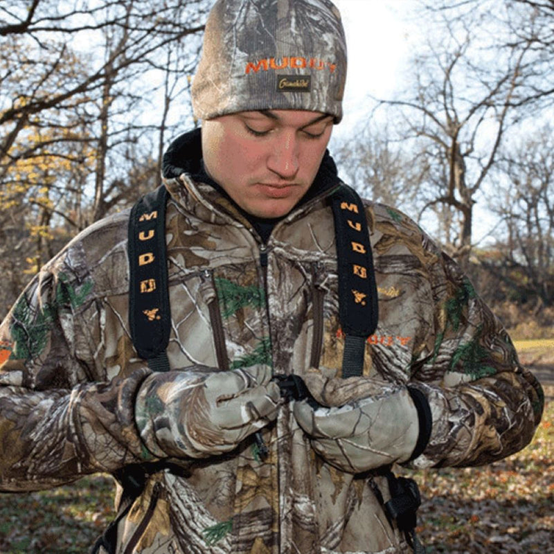 Muddy Outdoors Magnum Pro Padded Treestand Harness System, Black (Used)