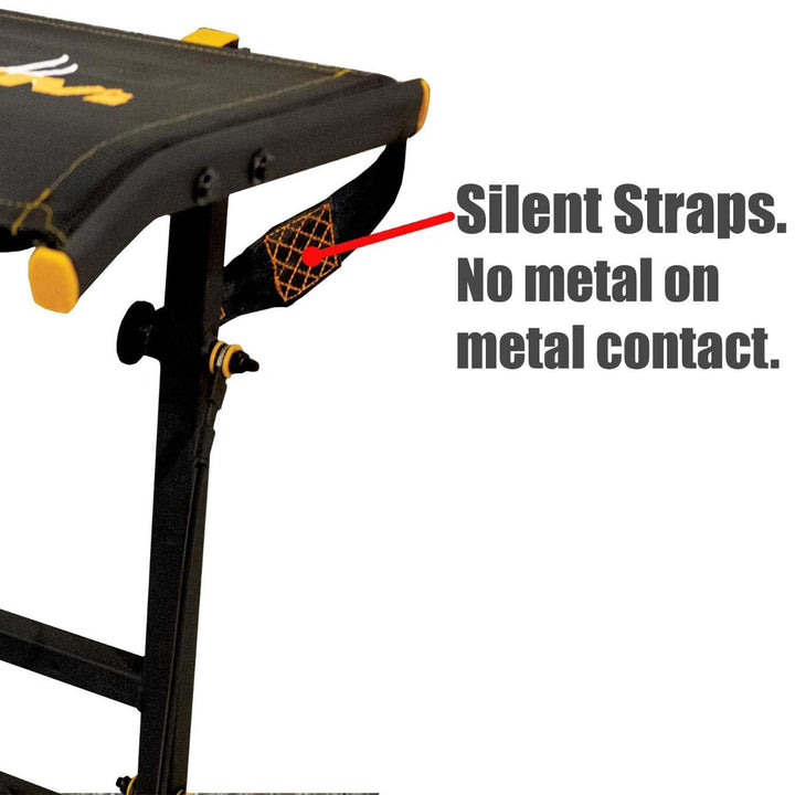 The Boss Wide Stance Hang On 1 Person Deer Hunting Tree Stand Platform (Used) - VMInnovations