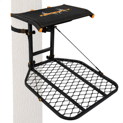 Muddy The Boss Wide Hang On 1 Person Hunting Tree Stand Platform (Open Box)