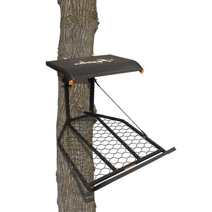 Muddy The Boss XL Wide Stance HangOn 1 Person Hunting Tree Platform (Open Box)