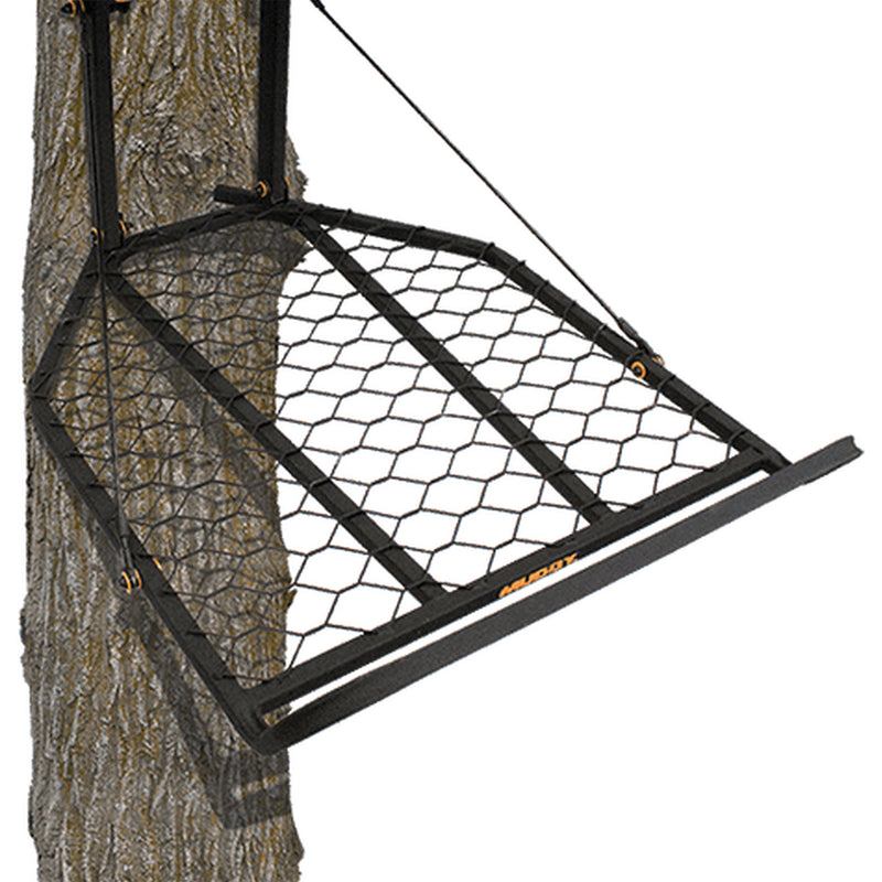 Muddy The Boss XL Wide Stance Hang On 1 Person Deer Hunting Tree Stand Platform