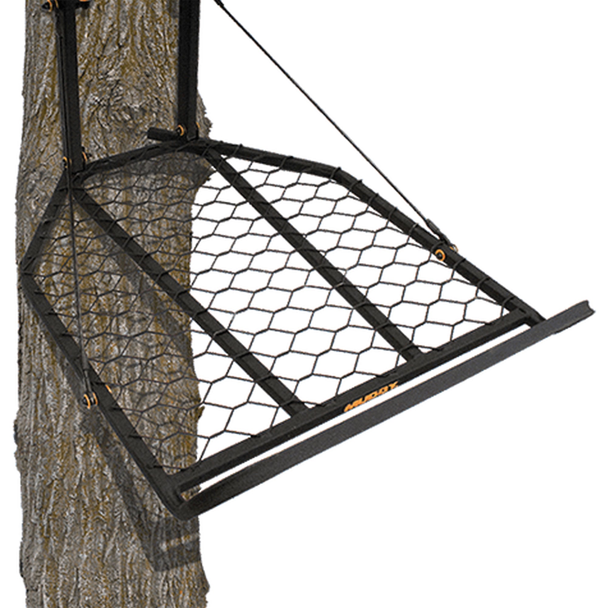 Muddy XL Hang On 1 Person Hunting Tree Stand, Extra Wide Platform (For Parts) - VMInnovations