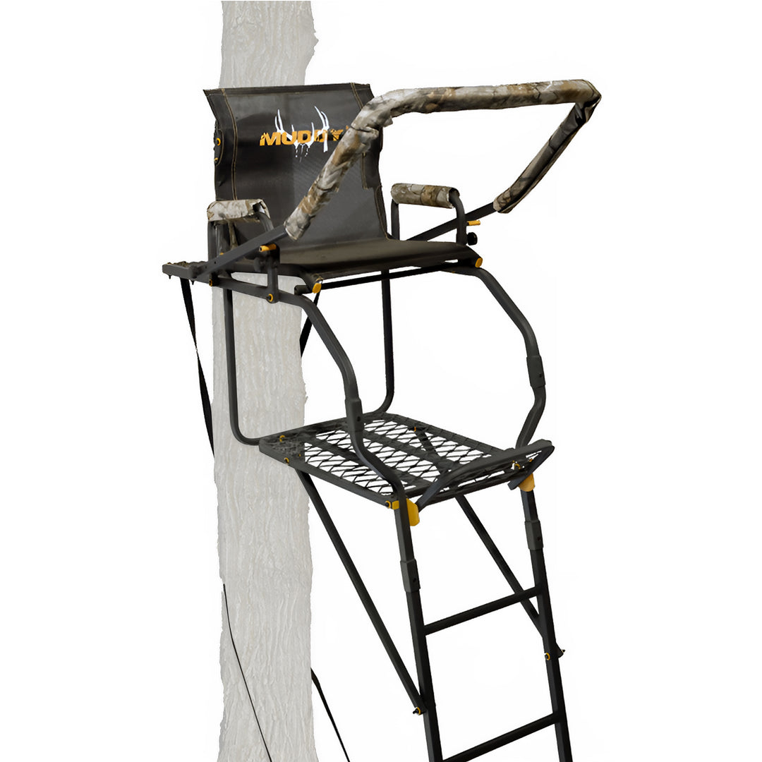 Huntsman Deluxe 17-Foot 1 Person Hunting Deer Ladder Tree Stand (Open Box)