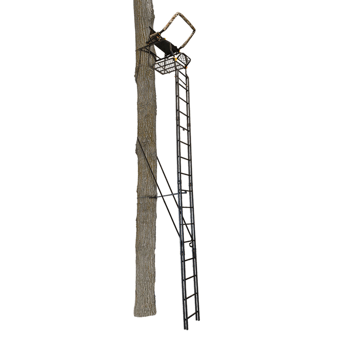 Muddy The Skybox Deluxe 20 Ft Hunting Ladderstand, 1 Person Climbing Tree Stand