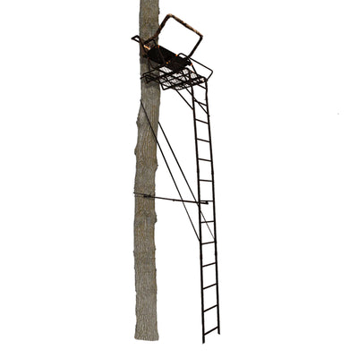 Muddy The Partner 17 Foot Hunting Ladderstand, 2 Person Climbing Tree Stand - VMInnovations