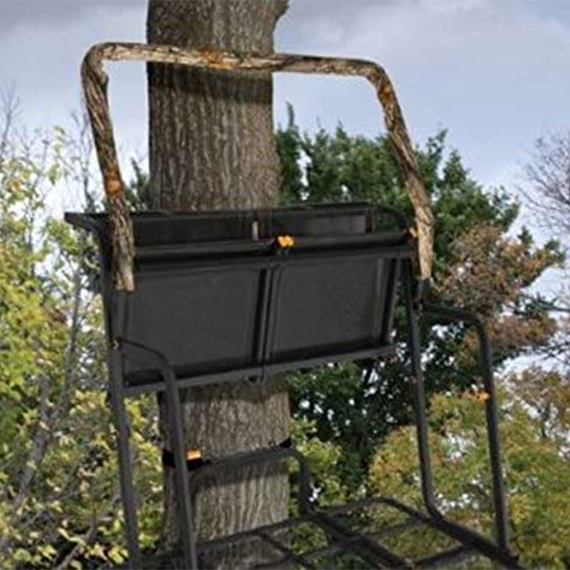 Muddy The Partner 17 Foot Hunting Ladderstand, 2 Person Climbing Tree Stand - VMInnovations