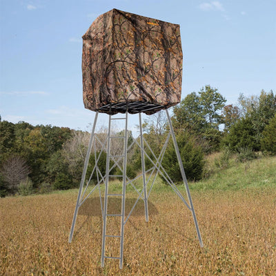 Muddy Steel 7 Ft Quad Pod Blind Kit Enclosure w/ 4 Zippered Windows (For Parts) - VMInnovations