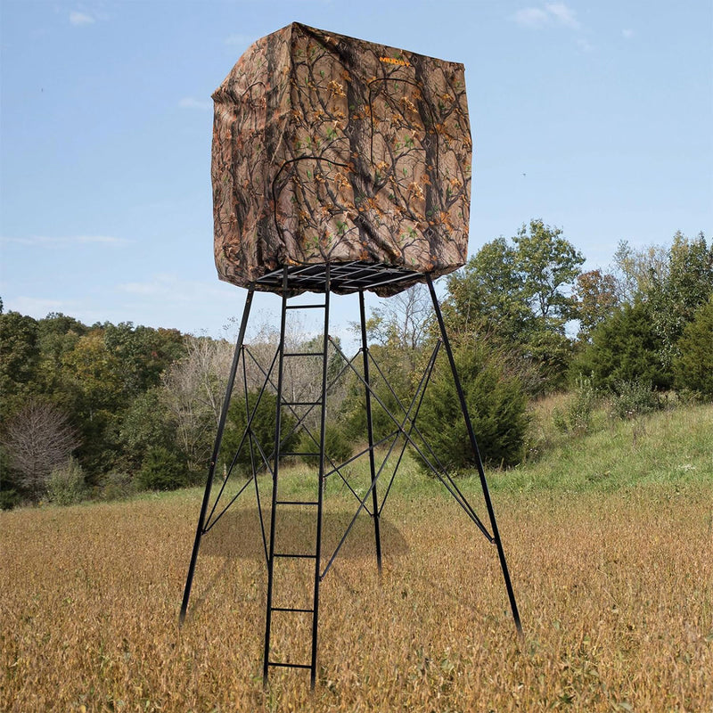 Muddy Steel 7 Ft Quad Pod Blind Kit Enclosure w/ 4 Zippered Windows (For Parts)