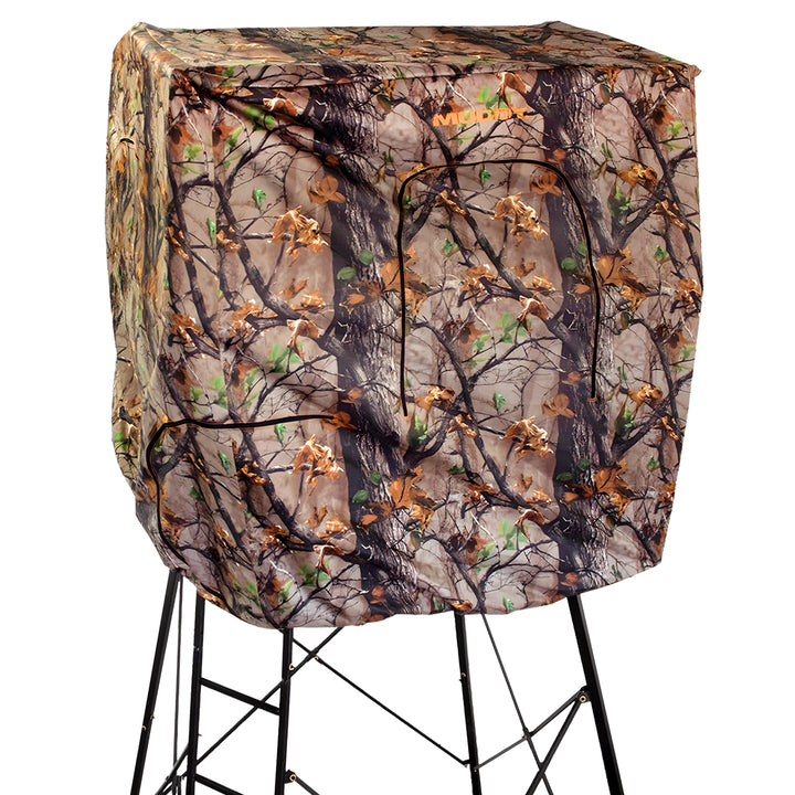 Muddy Steel 7 Ft Quad Pod Blind Kit Roof Enclosure w/ 4 Zippered Windows (Used)