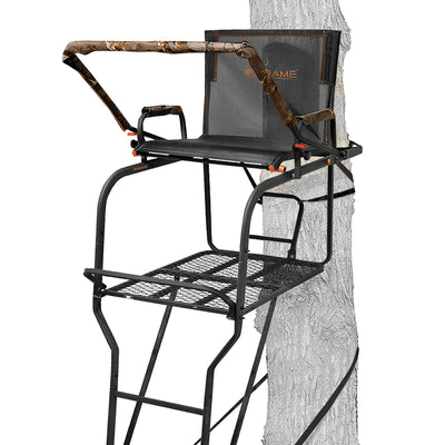 Big Game Hunter HD 1.5 Deer Hunting 18.5 Foot 1 Person Ladder Tree Stand (Used)
