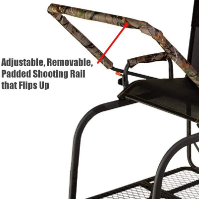 LS0550 Hunter HD 1.5 Deer Hunting 18.5 Ft 1 Person Ladder Tree Stand(For Parts) - VMInnovations