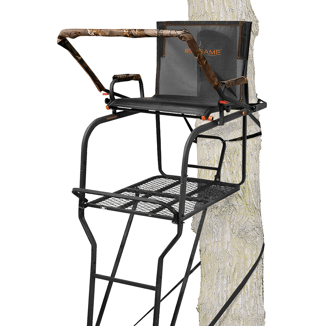 LS0550 Hunter HD 1.5 Deer Hunting 18.5 Ft 1 Person Ladder Tree Stand(For Parts)