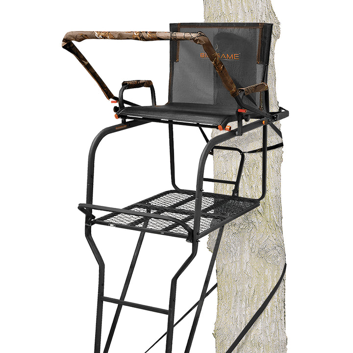 Big Game Hunter HD 1.5 Deer Hunting 18.5 Foot 1 Person Ladder Tree Stand (Used) - VMInnovations