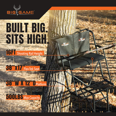 Big Game Treestands Durable Steel The Big Buddy Hunting Ladder Stand(For Parts)
