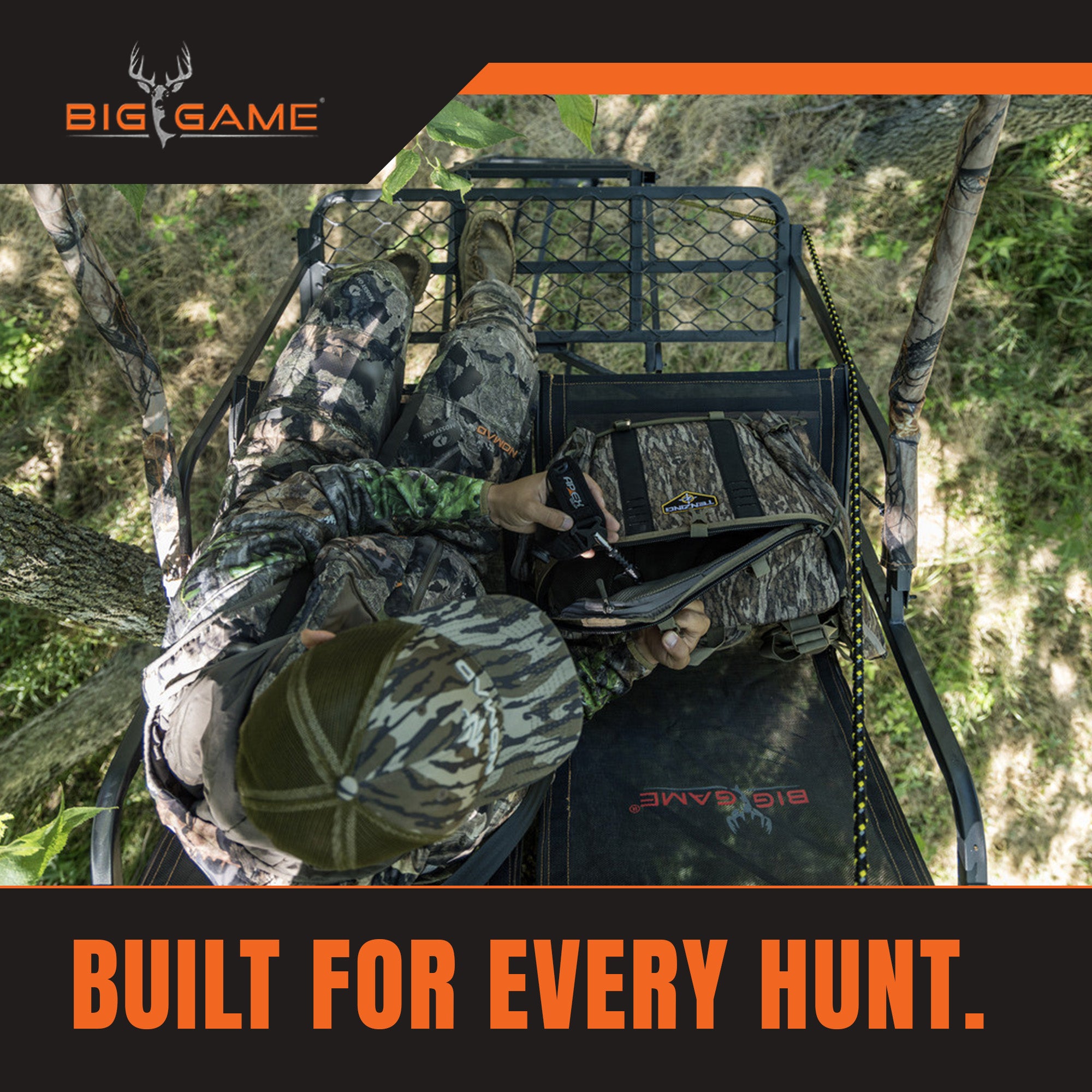 Big Game Treestands Durable Steel The Big Buddy Hunting Ladder Stand(For Parts)