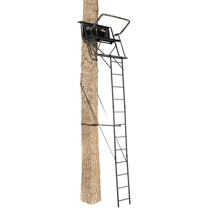 Big Game The Big Buddy Deer Hunting Ladder Climbing Tree Stand w/Flex-Tek Seat - VMInnovations