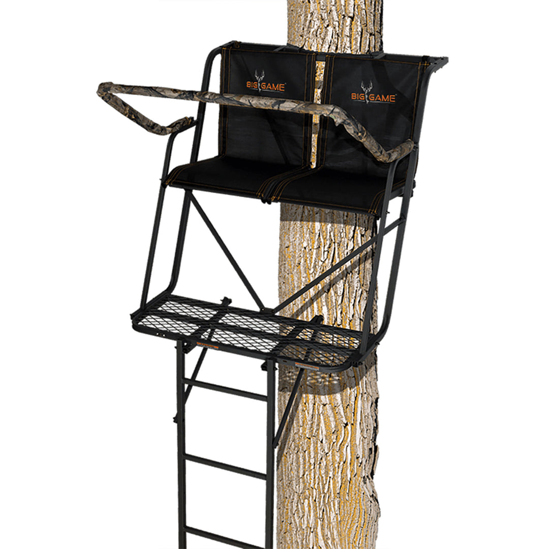 Big Game Treestands Durable Steel Big Buddy Outdoor Hunting Ladderstand (Used)