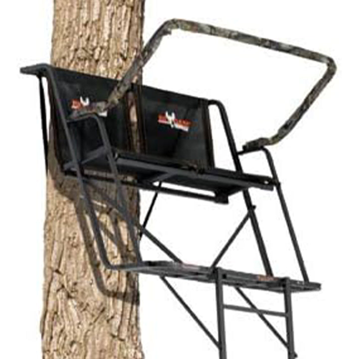 Big Game The Big Buddy Deer Hunting Ladder Climbing Tree Stand w/Flex-Tek Seat - VMInnovations