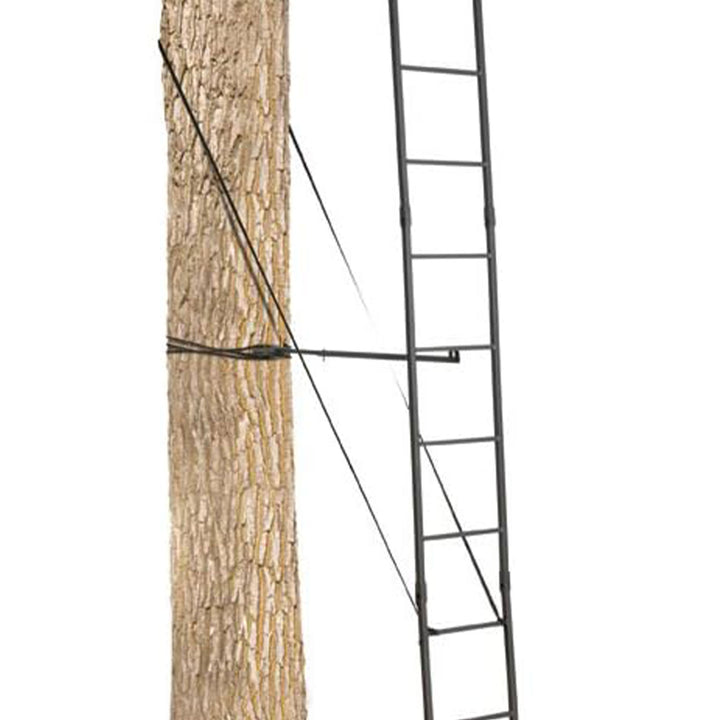 Big Game The Big Buddy Deer Hunting Ladder Climbing Tree Stand w/Flex-Tek Seat - VMInnovations