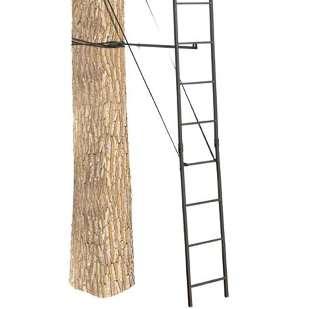 Big Game The Big Buddy Deer Hunting Ladder Climbing Tree Stand w/Flex-Tek Seat - VMInnovations